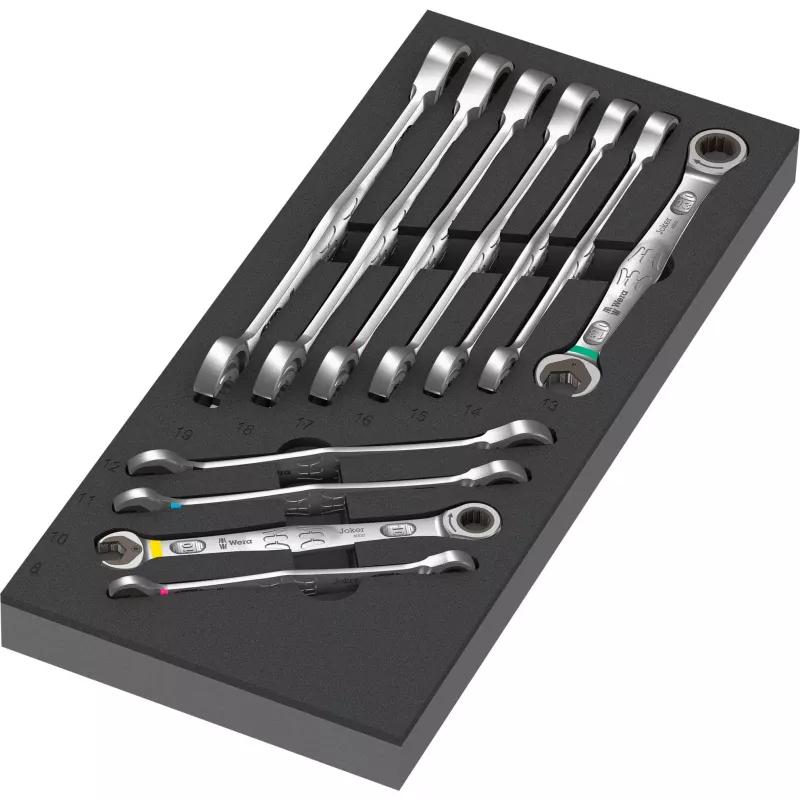 Wera Joker Kombinations-Ratschenschlüssel-Set 11-teilig 8-19 mm