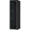 DIGITUS 42HE Unique Network Cabinet 600x600mm Glass Door Black