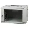 ALLNET 19 inch Wandgehäuse 15U 1-teilig Tiefe 600mm Lichtgrau Flat Pack SMA Serie