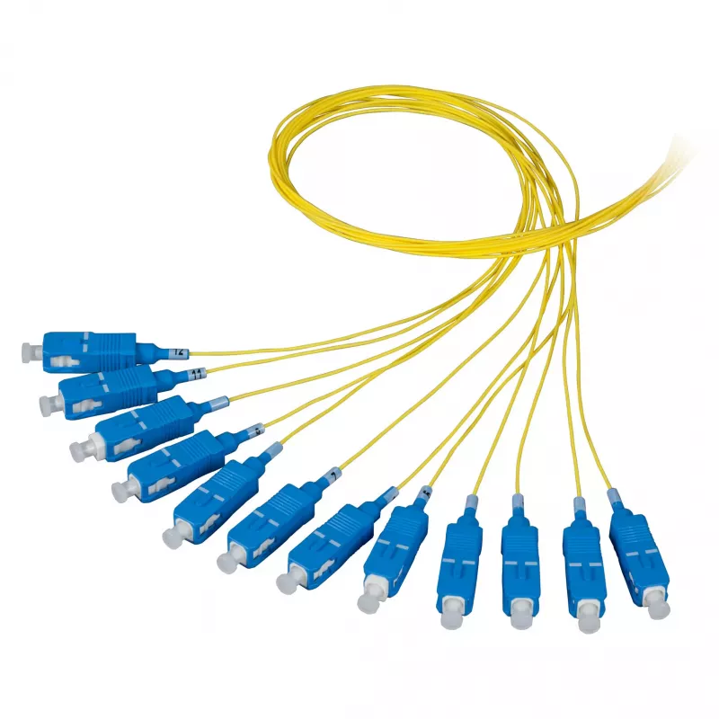 EFB Elektronik FTTH Pigtail SC/APC OS2 G.657.A2 9/125µm Gelb 2m