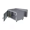 EFB 19 inch Wandgehäuse 12U, schwenkbar, 2-teilig, RAL 7035, Tiefe 500 mm