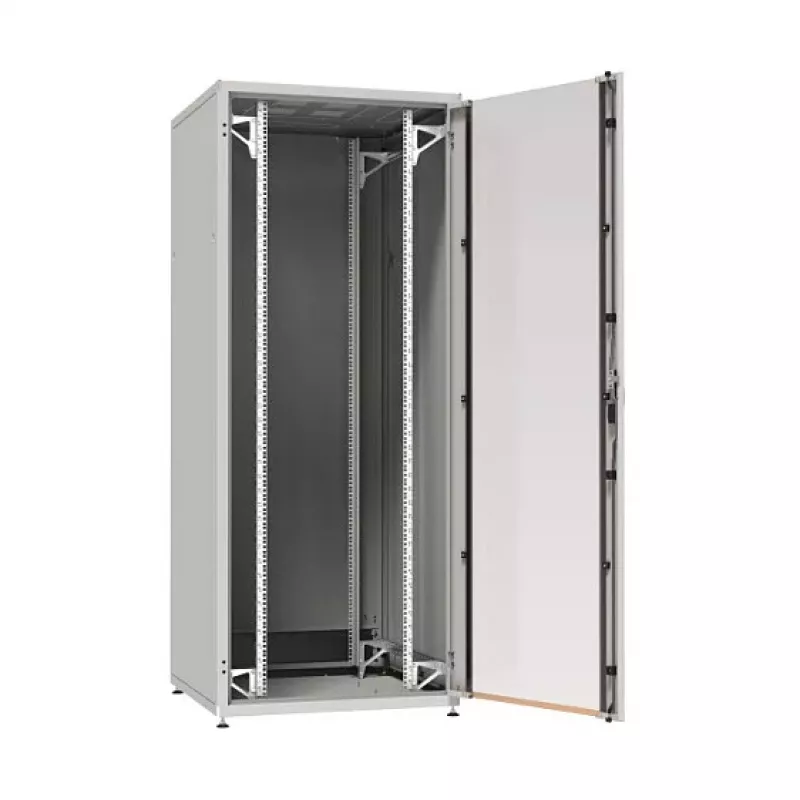 EFB PRO Series 47U 19-inch Netzwerkschrank 800x1200mm RAL 7035 Lichtgrau IP20 Vollständig vormontiert zerlegbar 1000kg Tragfähigkeit