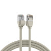 EFB Elektronik RJ45 Patchkabel Cat.6A U/FTP TPE 4mm Ultraflex Grau 1m