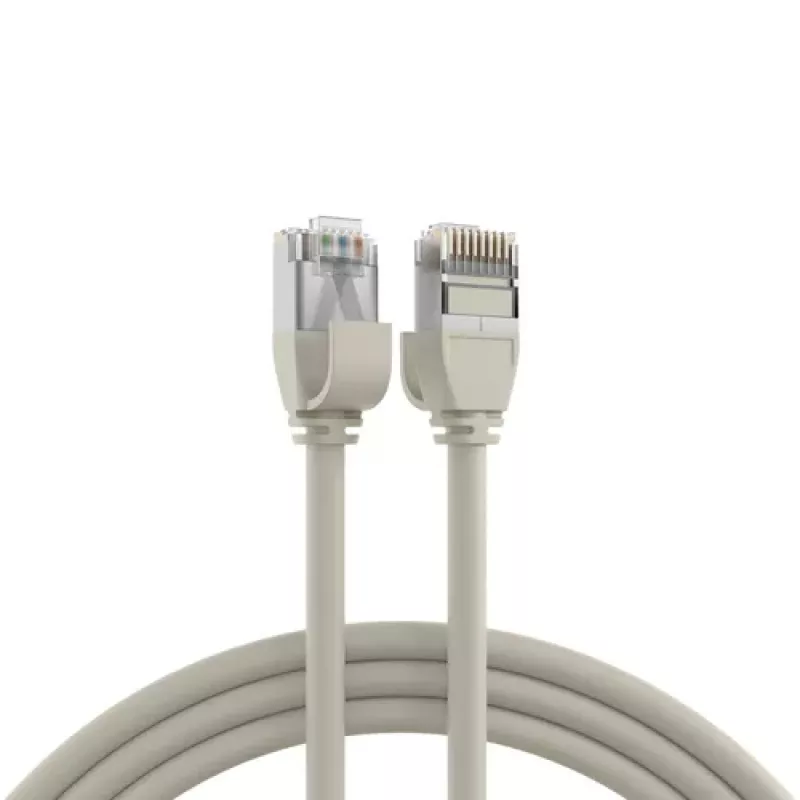 EFB Elektronik RJ45 Patchkabel Cat.6A U/FTP TPE 4mm Ultraflex Grau 1m