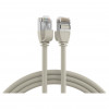 EFB Elektronik RJ45 Patchkabel Cat.6A U/FTP TPE 4mm Ultraflex Grau 1m