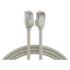 EFB Elektronik RJ45 Patchkabel Cat.6A U/FTP TPE 4mm Ultraflex Grau 1m