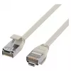 EFB Elektronik RJ45 Patchkabel Cat.6A U/FTP TPE 4mm Ultraflex Grau 1m
