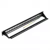 EFB Verteilfeld 19 inch 1U 24-Port geschirmt Cat.6A Schwarz RAL9005