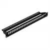 EFB Verteilfeld 19 inch 1U 24-Port geschirmt Cat.6A Schwarz RAL9005