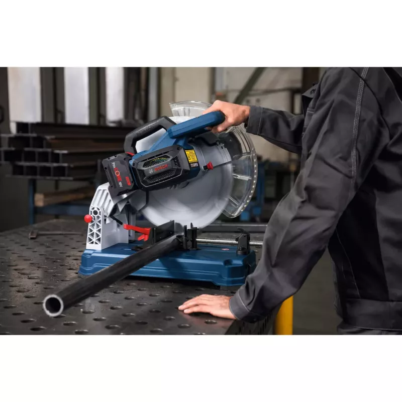 Bosch GCD 18V-355 Professional Akku-Trennschleifer für Metall, 18 V, 355 mm Klinge, nur Gerät (Blau)