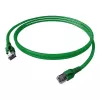 EasyLan FlexBoot Cat.6A S/FTP Patchkabel, Grün, 0,50m