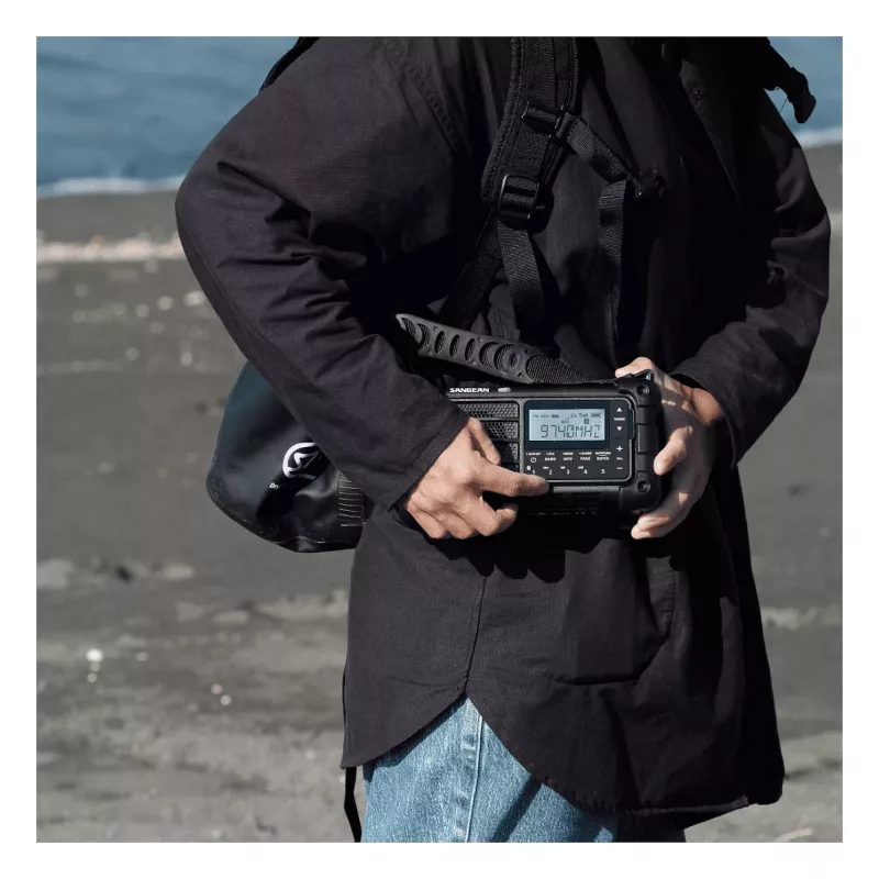 Sangean MMR-99 DAB Schwarz Notfall-/Kurbel-/Solarradio