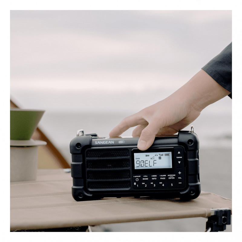 Sangean MMR-99 DAB Schwarz Notfall-/Kurbel-/Solarradio