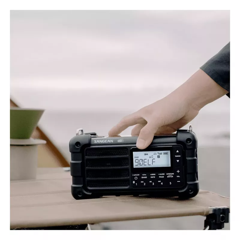 Sangean MMR-99 DAB Schwarz Notfall-/Kurbel-/Solarradio