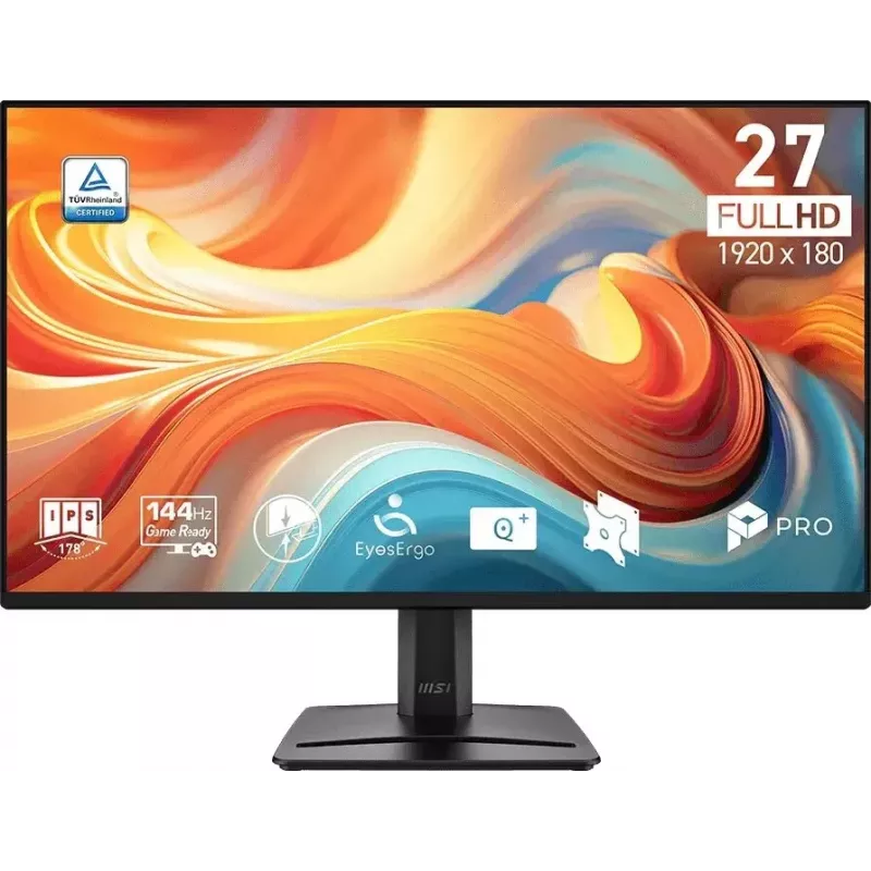 MSI PRO MP275 E14L 27 Zoll Full HD IPS 75Hz Monitor Schwarz