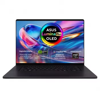 ASUS ProArt P16 H7606WR-SE058X Ryzen AI 9 HX 370 16.0 inch 4K OLED 120Hz 1600nits Anti-Reflective Laptop 32GB LPDDR5X 1TB SSD GeForce RTX 5070 Ti 12GB FHD Kamera 90WHrs Windows 11 Pro Aluminium Nano Black