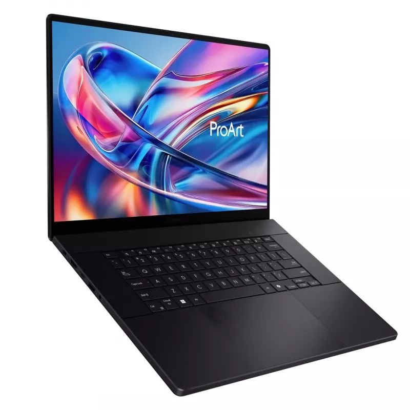 ASUS ProArt P16 H7606WR-SE058X Ryzen AI 9 HX 370 16.0 inch 4K OLED 120Hz 1600nits Anti-Reflective Laptop 32GB LPDDR5X 1TB SSD GeForce RTX 5070 Ti 12GB FHD Kamera 90WHrs Windows 11 Pro Aluminium Nano Black
