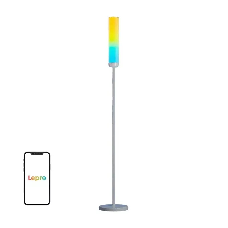 Lepro O1 AI Floor Lamp - Smart Stehleuchte, 2000 Lumen, RGB+CCT, Wi-Fi, kompatibel mit Alexa/Google Assistant