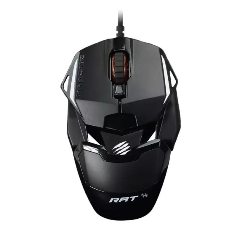 Mad Catz THE AUTHENTIC R.A.T. 1+ Gaming Mouse (MR01MCINBL000-0) - Schwarz/Rot