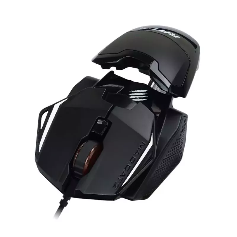 Mad Catz THE AUTHENTIC R.A.T. 1+ Gaming Mouse (MR01MCINBL000-0) - Schwarz/Rot