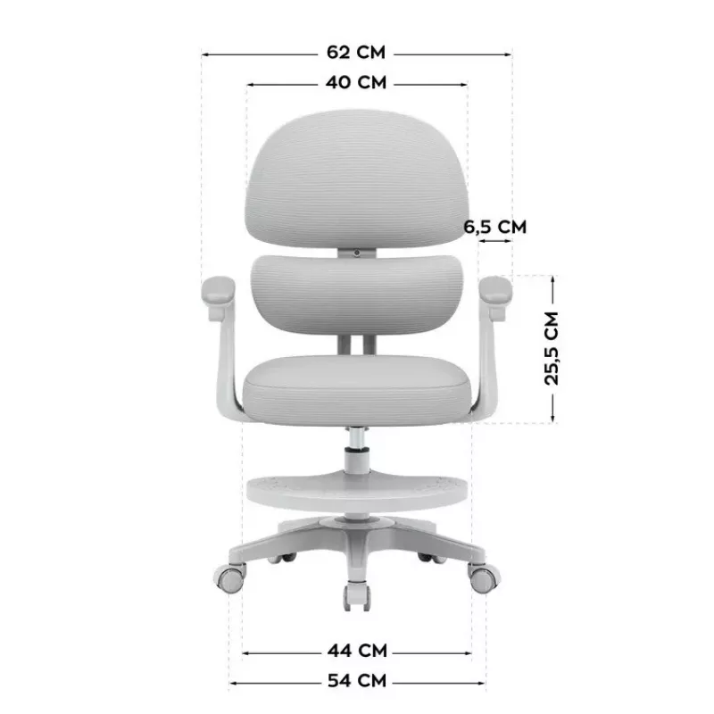 MARK ADLER Junior 4.4 Grey Drehstuhl fürs Büro