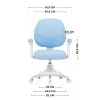 MARK ADLER Junior 3.1 Blau Drehstuhl