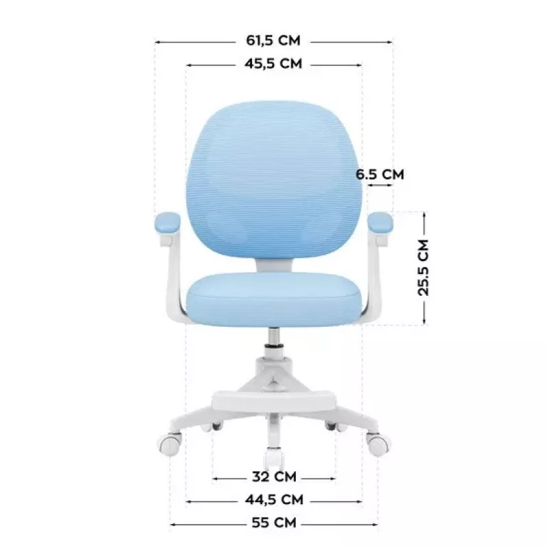 MARK ADLER Junior 3.1 Blau Drehstuhl