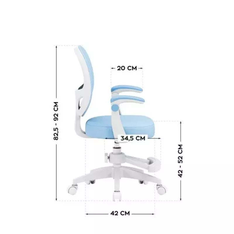 MARK ADLER Junior 3.1 Blau Drehstuhl