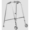 REHA FUND RF-100 Faltbarer Rehabilitationsgehhilfe Silber Aluminium