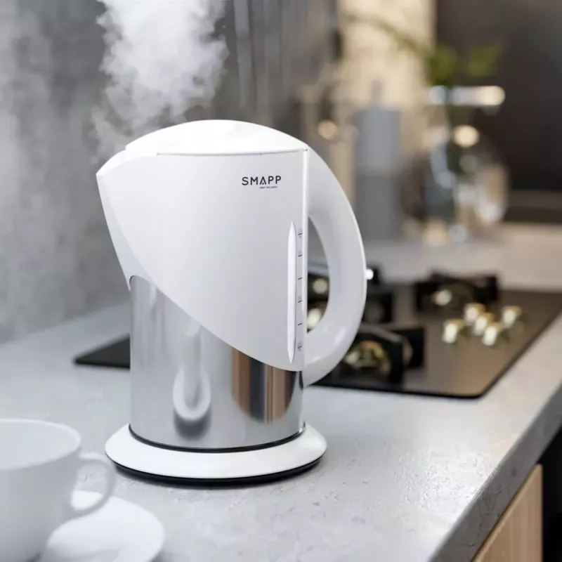 Kabelloser Wasserkocher 1,7L SMAPP Weiß