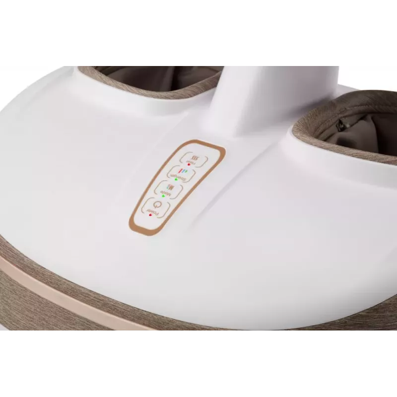 Medivon Perseus 3-in-1 Fußmassagegerät mit Shiatsu, Luftkompression, Vibration und Wärme - Schwarz/Grau