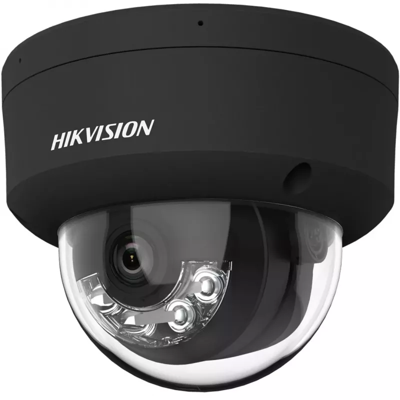 Hikvision DS-2CD2143G2-LIS2U(2,8mm)(BLACK) 4MP AcuSense Dome IP Security Camera, 2,8mm Fixed Lens, Black