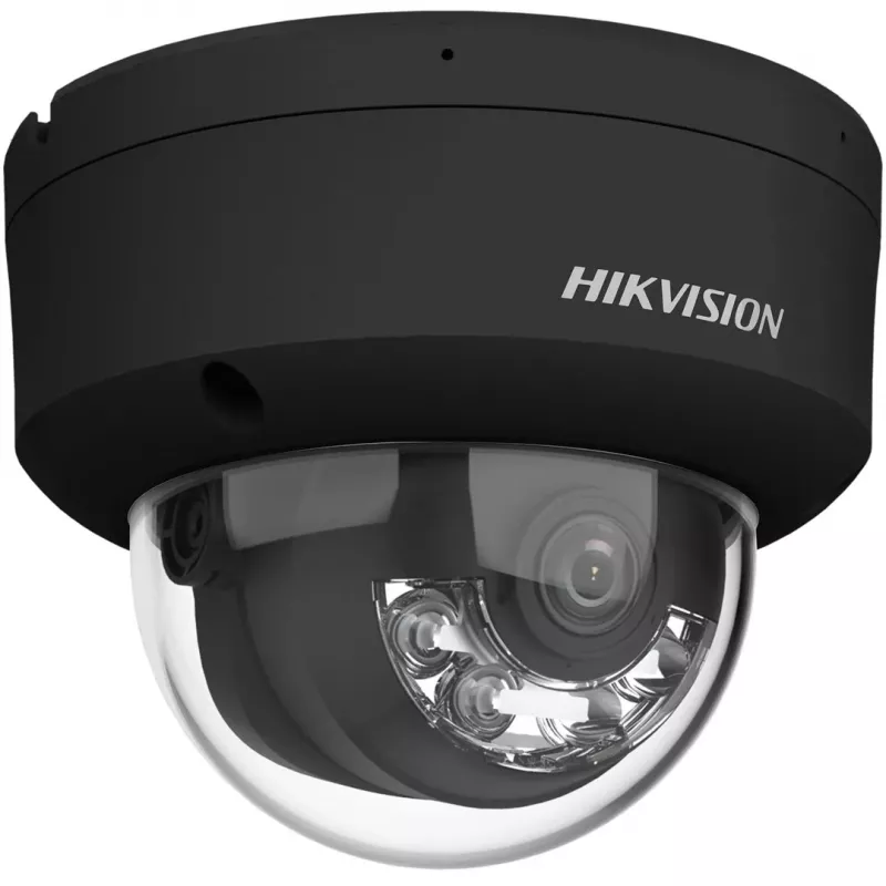 Hikvision DS-2CD2143G2-LIS2U(2,8mm)(BLACK) 4MP AcuSense Dome IP Security Camera, 2,8mm Fixed Lens, Black