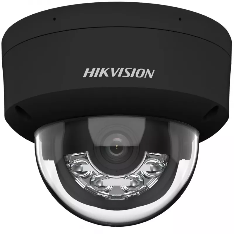 Hikvision DS-2CD2143G2-LIS2U(2,8mm)(BLACK) 4MP AcuSense Dome IP Security Camera, 2,8mm Fixed Lens, Black