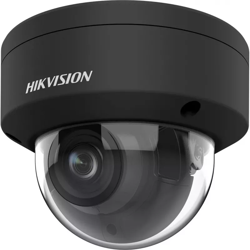 Hikvision Pro Series mit AcuSense DS-2CD2766G2HT-IZS(2.8-12mm)(eF)(SCHWARZ) Dome IP Sicherheitskamera Außenbereich 6MP 3200x1800