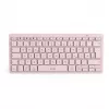 Inateck Bluetooth Tastatur QWERTZ Pink - Schlanke, tragbare Tastatur für Windows, macOS, iOS, Android