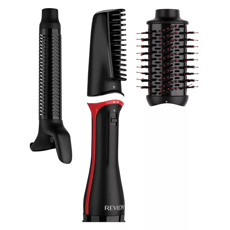 REVLON Haartrockner und Multistyler One-Step OneStep Schwarz Rot (RVDR5333E)