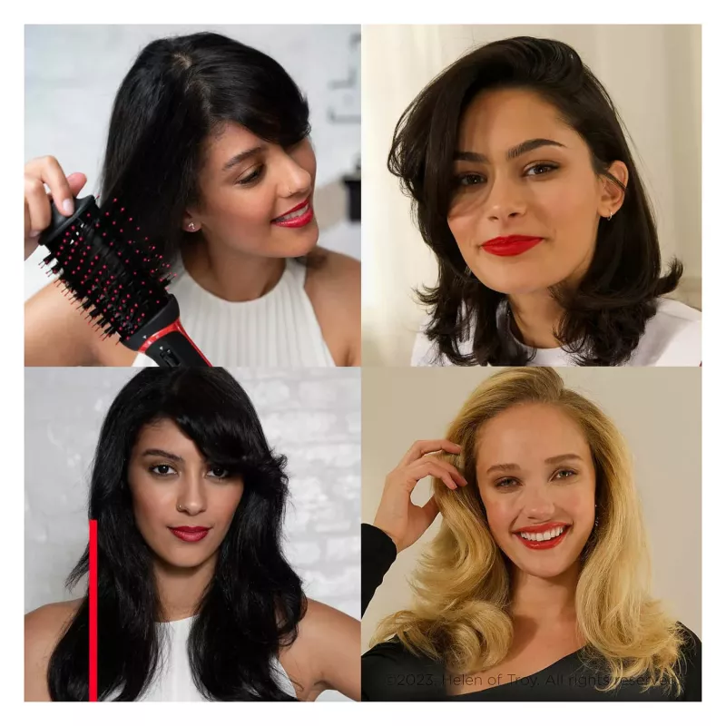 REVLON Haartrockner und Multistyler One-Step OneStep Schwarz Rot (RVDR5333E)