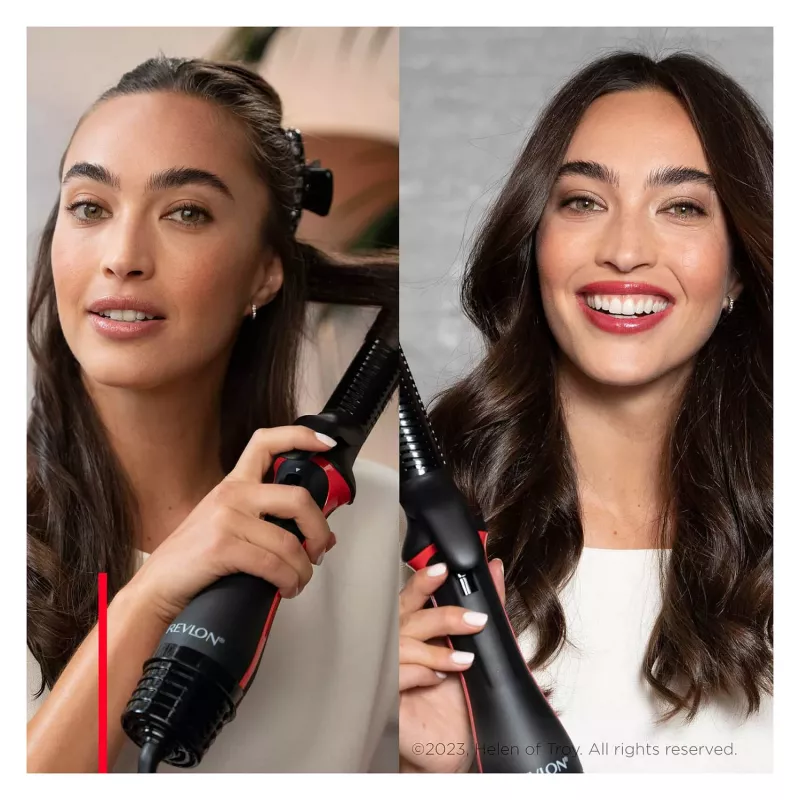 REVLON Haartrockner und Multistyler One-Step OneStep Schwarz Rot (RVDR5333E)