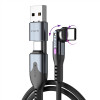 STATIK PowerPivot Pro Nylon Braided USB-C to USB-C Cable 3m Black