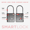 KEYSMART SmartLock TSA Approved Find My Lock Black