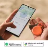 Chipolo LOOP – Wiederaufladbarer Bluetooth-Tracker mit Silikonschlaufe für iOS & Android, 4er-Pack (Charcoal, Chalk, Navy, Coral)