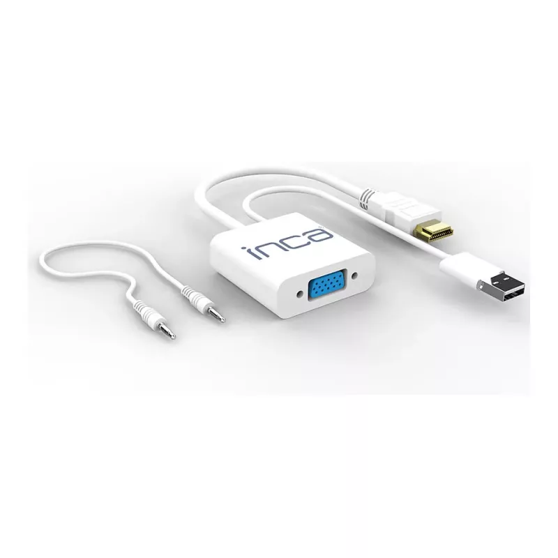 INCA VGA-zu-HDMI + USB + Audio-Konverter IVTH-01