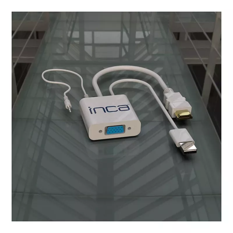 INCA VGA-zu-HDMI + USB + Audio-Konverter IVTH-01