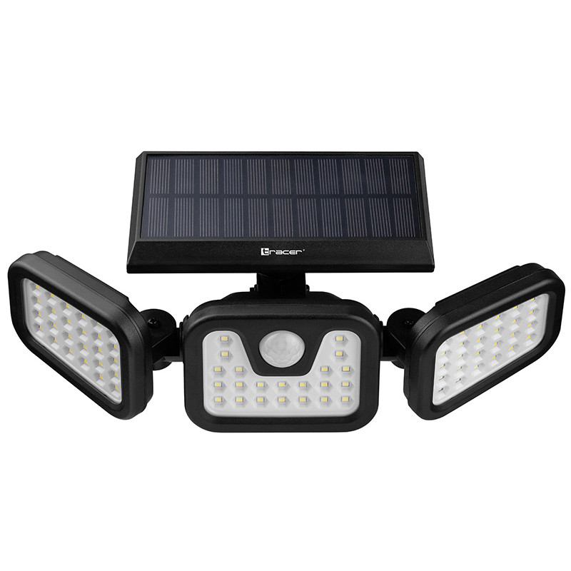 Tracer 47191 Saturn LED Solarflutlicht mit Bewegungsmelder