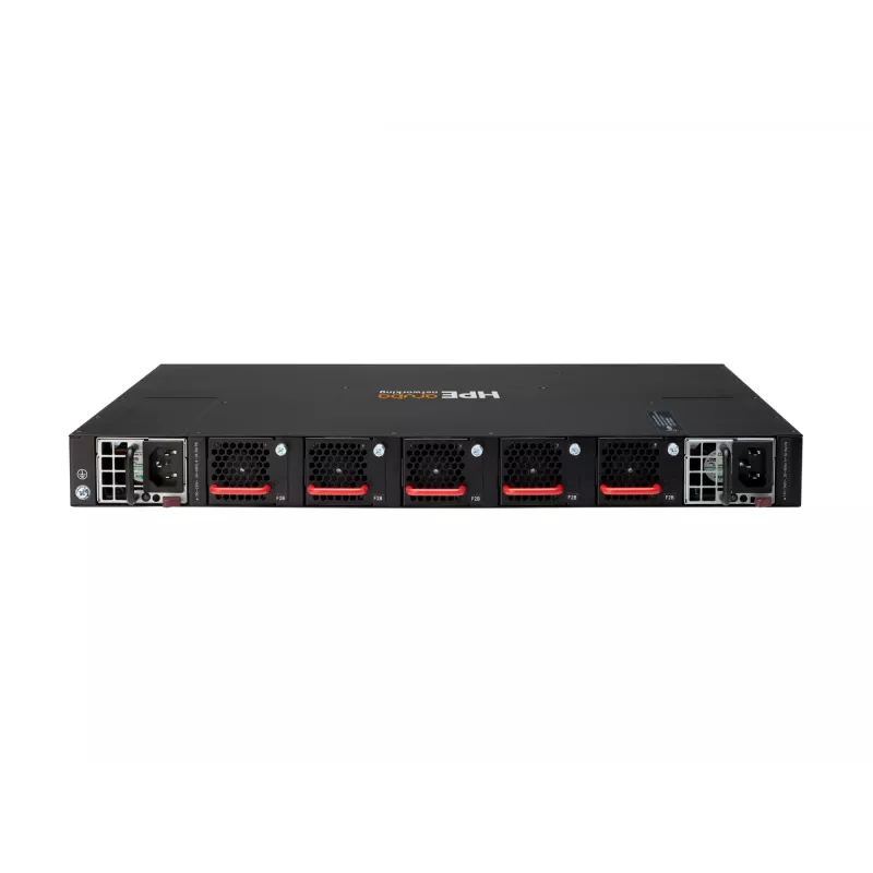 HPE Aruba 8320 48-Port 10GbE SFP+ und 6-Port 40GbE QSFP+ Managed Layer 3 Switch mit 2x 400W Netzteilen, 5x Lüftern, Rack-Kit, TAA-konform