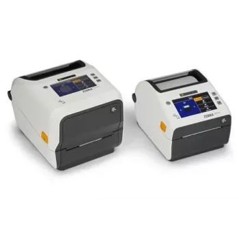 Zebra ZD621d-HC Direkt-Thermo-Etikettendrucker - 203 dpi - 4,3 inch Farb-Touch-LCD - USB 2.0, LAN, Seriell, USB Host - Weiß