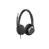 HP Poly Mission 825 Kabelgebundenes Stereo-USB-Headset mit ANC - Schwarz