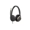 HP Poly Mission 825 Kabelgebundenes Stereo-USB-Headset mit ANC - Schwarz