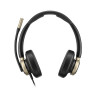 HP Poly Mission 825 Kabelgebundenes Stereo-USB-Headset mit ANC - Schwarz